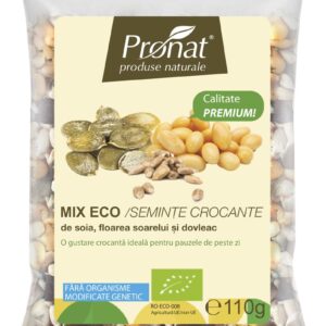 Mix seminte crocante bio, 110g Pronat