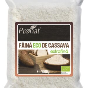 Faina bio de cassava extra fina (tapioca / manioc), 1000g Pronat