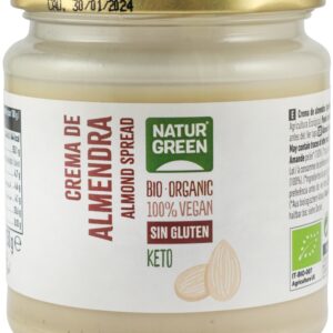 Crema tartinabila bio de migdale, 250g Natur Green