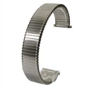 Bratara Ceas Elastica Argintie din Metal 18-22mm 1BREL90