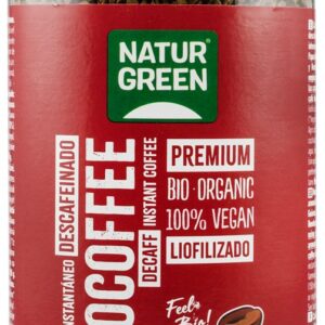 Cafea bio instant, decofeinizata, 100g Natur Green