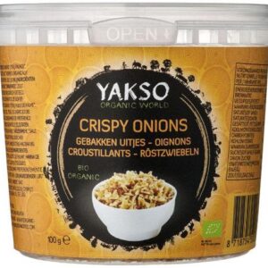 Crispy bio din ceapa crocanta, 100g Yakso