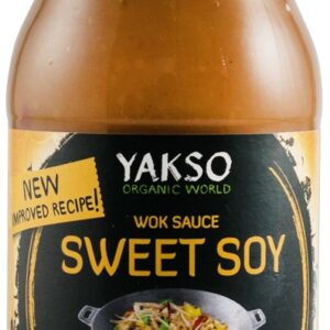 Sos bio dulce din soia pentru wok, 240ml Yakso