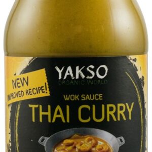 Sos bio pentru wok Thai Curry, 240ml Yakso