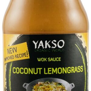 Sos bio pentru wok cocos si lemongrass, 240ml Yakso