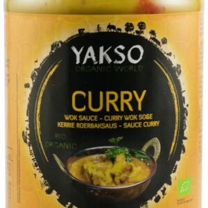 Sos bio de curry pentru wok, 350g Yakso