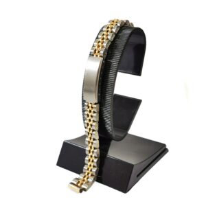 Bratara de ceas bicolora din Otel Inoxidabil - 10mm - WZ3372