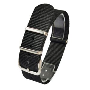 Curea NATO Neagra din Nylon 14mm WZ92914