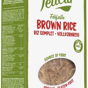 Farfalle bio din orez integral 250g Felicia