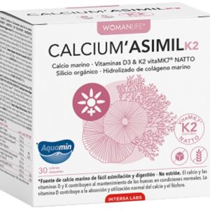 Calcium Asimil K2, 30 pliculete 100g Dieteticos Intersa