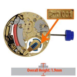 Mecanism Ceas Quartz ETA 210.001