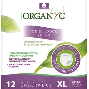 Lenjerie intima de protectie pentru incontinenta urinara, 12 buc. marimea XL, Organyc