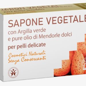 Sapun vegetal cu argila verde si migdale dulci, 100g Argital