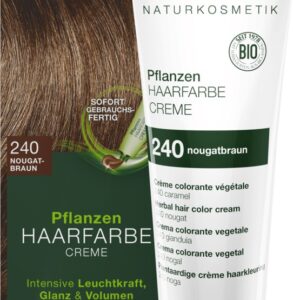 Vopsea de par crema, Saten Nougat Caramel 240, 150ml Logona