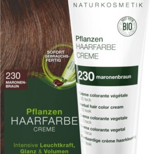 Vopsea de par crema, Saten Teak 230, 150ml Logona