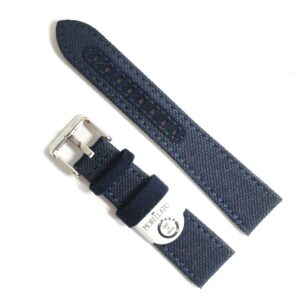 Curea de ceas Bleumarin Morellato Fibra Recycled Cotton - 18mm, 20mm, 22mm