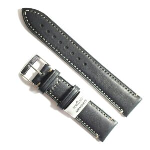 Curea de ceas Neagra Morellato El Greco Tanning Leather - 18mm, 20mm, 22mm
