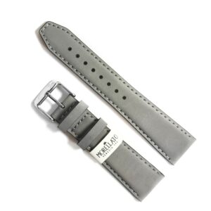 Curea de ceas Gri-Petrol Morellato Square Coated Nabuck Leather - 20mm, 22mm