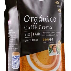 Cafea bio Organico boabe, Caffe crema, 500g Gepa
