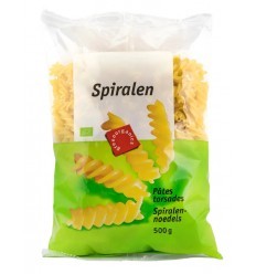Spirale bio din grau dur, 500g Green Organics