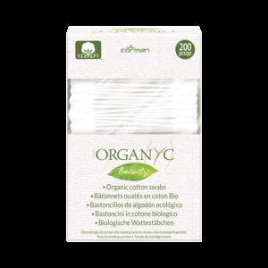 Betisoare cu bumbac organic 200 buc Organyc