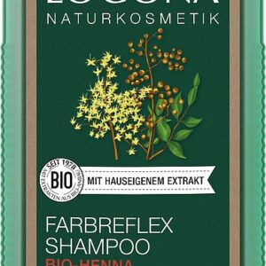 Sampon pentru par vopsit (roscat si saten), cu henna, 250ml Logona