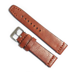 Curea de ceas maro-deschis din piele naturala 20mm 22mm 24mm 26mm WZ4180