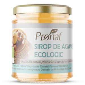 Sirop bio de agave, 220g Pronat