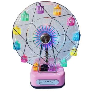 Cutie muzicala cu cheita, Roata Ferris cu luminite si cheita