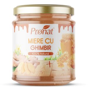 Miere cu ghimbir, 220g Pronat