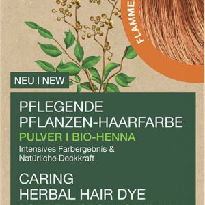 Vopsea de par pulbere, pe baza de plante, rosu foc, 100g Logona