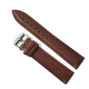Curea de ceas Maro Deschis din Piele Naturala 18mm, 20mm GR669
