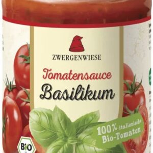 Sos bio de rosii Basilikum 340g Zwergenwiese