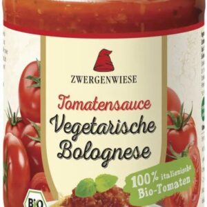 Sos bio de rosii Bolognese, 340g Zwergenwiese