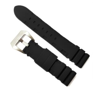 Curea de ceas Neagra din Silicon 22mm JD1611