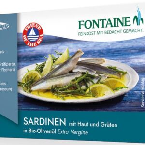 Sardine in ulei de masline extravirgin, 120g Fontaine