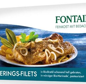 File de hering prajit, in marinada bio, 325g Fontaine