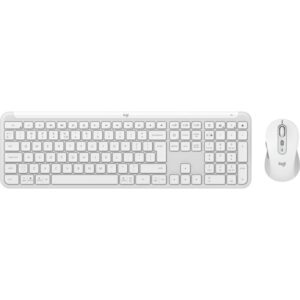 Kit periferice Logitech MK950 Signature Slim Combo, Wireless, White