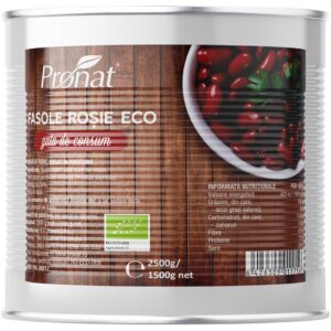 Fasole rosie bio gata de consum 2.5kg Pronat
