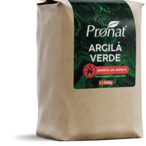 Argila verde fina, pentru uz extern, 500g Argital Pronat