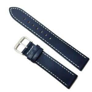 Curea de ceas culoare Bleumarin din piele naturala 20mm WZ5206