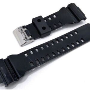 Curea de Schimb Compatibilă Casio G-Shock – Black Glossy (Negru Lucios)