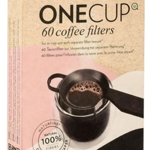Onecup, 60 de filtre natur fine pentru cafea, Riensch&Held