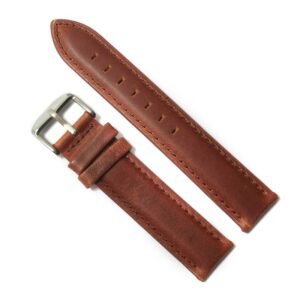 Curea Ceas Maro-Roșcat din Piele Naturală – Textură Mată & Design Robust (WZ5240)