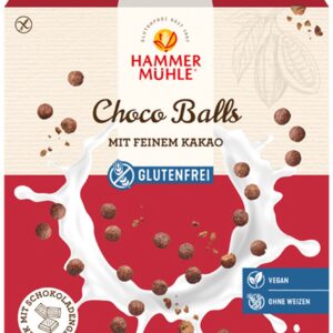 Bilute crocante fara gluten, cu ciocolata, 275g Hammer Muhle