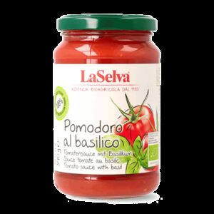 Sos bio de rosii cu busuioc, 340g LaSelva