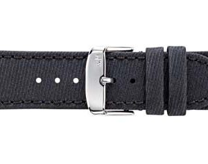 Curea de ceas Neagra din material tehnic reciclat Morellato Corfu Recycle Fabric - 22mm