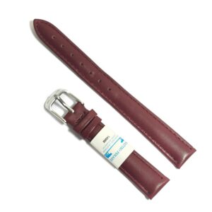 Curea de ceas din piele naturala Matteo Ferari culoare Rosu-Bordo -12mm 14mm 16mm 18mm 20mm 22mm 24mm