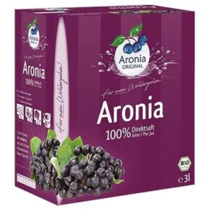 Suc bio pur de aronia, 100% suc, 3l Aronia Original