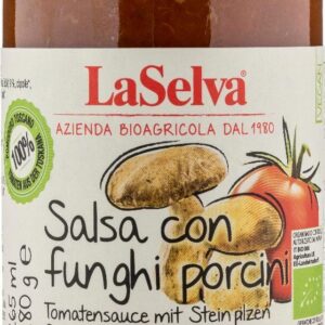 Sos de rosii bio cu ciuperci porcini, 280g laselva